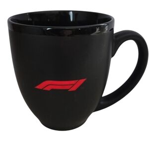 F1 Black Mug with Red Logo